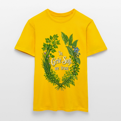 In Grie` Soß we trust - Männer T-Shirt - by Artful Alchemist