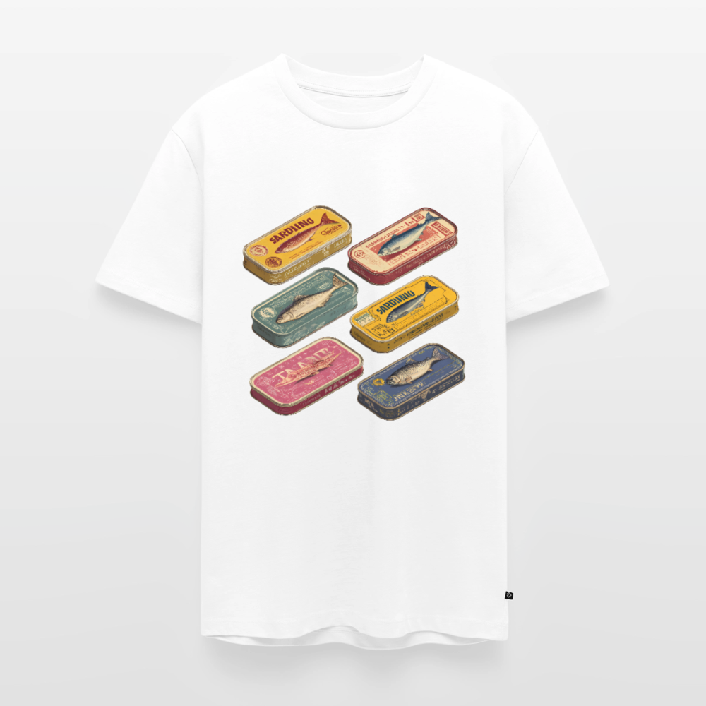 Vintage Sardine Cans Collective - Männer Premium T-Shirt - by Artful Alchemist