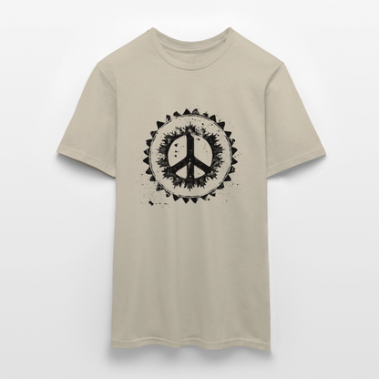 Urban Retro Peace Zeichen - Männer T-Shirt - by Artful Alchemist
