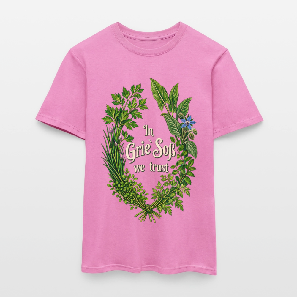 In Grie` Soß we trust - Männer T-Shirt - Pink
