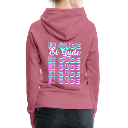 Ei Gude - Hessisch Mundart - Frauen Premium Hoodie - by Artful Alchemist