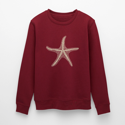 Vintage Seestern Motiv (hellgrün) - Stanley/Stella Unisex Bio-Sweatshirt ROLLER - by Artful Alchemist