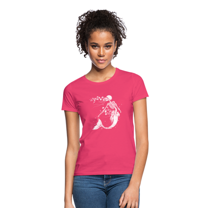 Florale Skelett Meerjungfrau - Frauen T-Shirt - by Artful Alchemist
