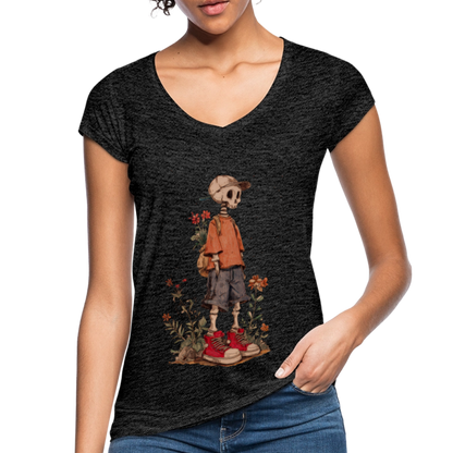 Skeleton Boy - Frauen Vintage T-Shirt - by Artful Alchemist