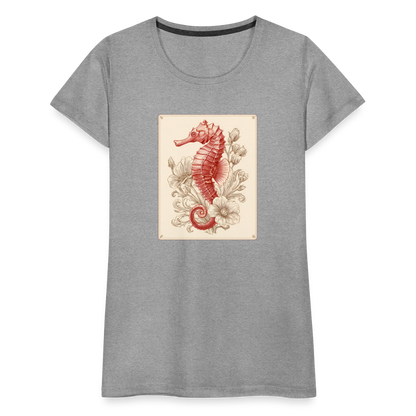 Vintage Seepferdchen - Frauen Premium T-Shirt - by Artful Alchemist