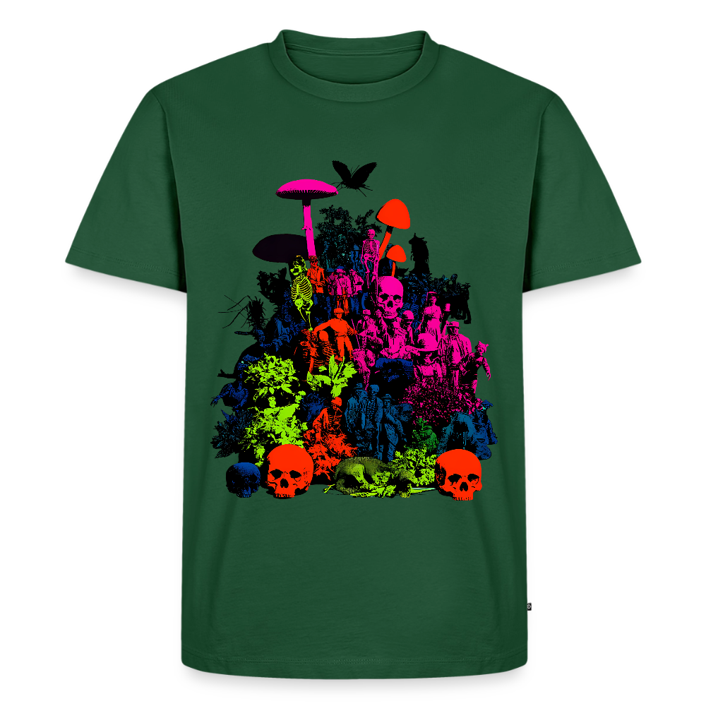 Neon Oddities – Männer Premium T-Shirt - Flaschengrün