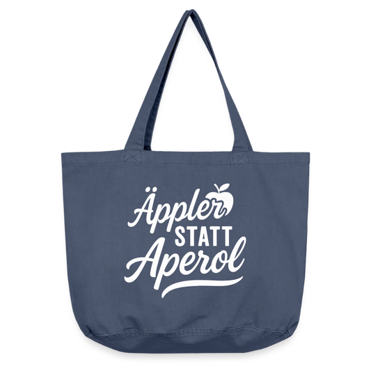 Äppler statt Aperol - Vintage-Washed Shopper - by Artful Alchemist