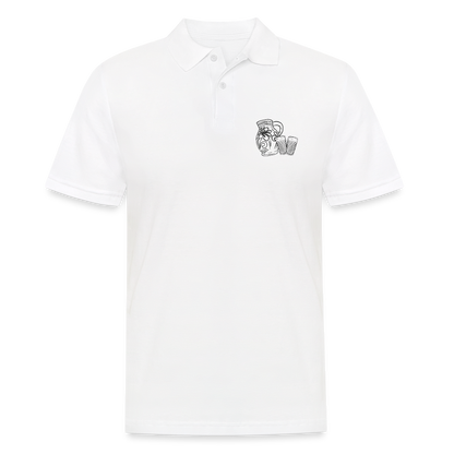 Bembel mit Gläsern - Hessisch Mundart - Männer Premium Poloshirt - by Artful Alchemist