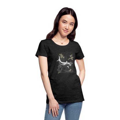 Vintage Steampunk Hai Motiv - Frauen Premium T-Shirts - by Artful Alchemist