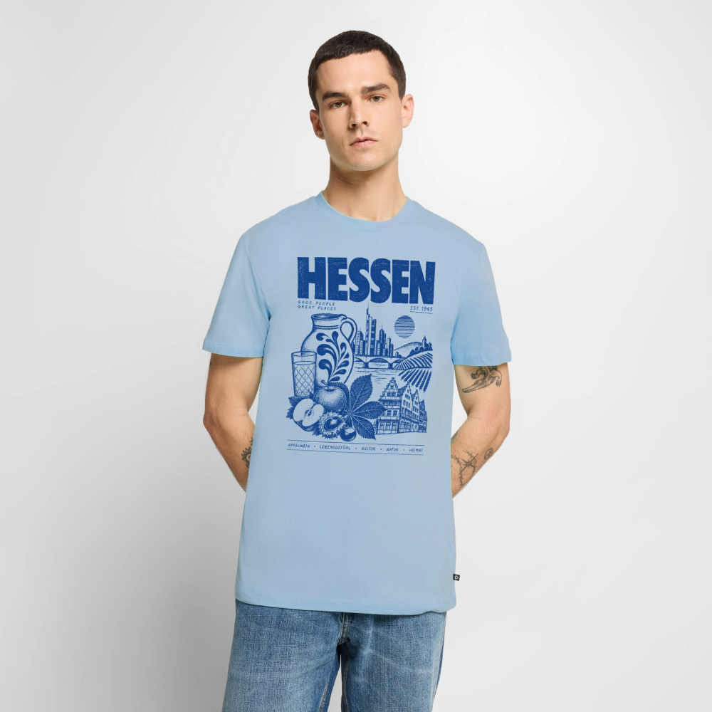Hessen – Männer Premium T-Shirt - Hellblau