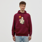 Süßer Halloween-Geist - Unisex Hoodie - Bordeaux