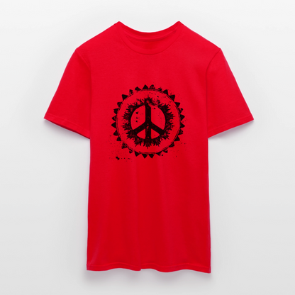 Urban Retro Peace Zeichen - Männer T-Shirt - by Artful Alchemist