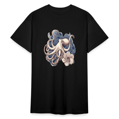 Vintage Oktopus - Männer Gildan Heavy T-Shirt - by Artful Alchemist