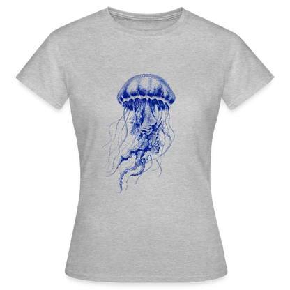Indigo Qualle - Frauen T-Shirt - by Artful Alchemist