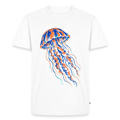 Jellyfish Ink – Männer Premium T-Shirt - Weiß