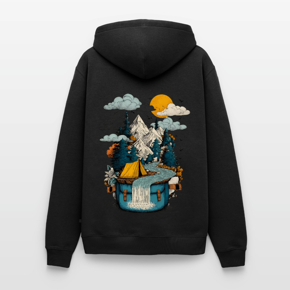 World in a Pack – Adventure Surrealism - Männer Premium Hoodie - by Artful Alchemist