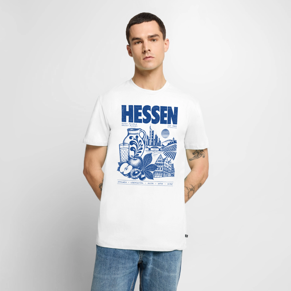 Hessen – Männer Premium T-Shirt - Weiß