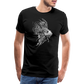 Rotfeuerfisch - Monochrom - Männer Premium T-Shirt - Schwarz