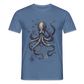 Steampunk Oktopus - Männer T-Shirt - Taubenblau 