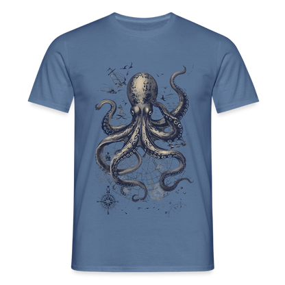 Steampunk Oktopus - Männer T-Shirt - by Artful Alchemist