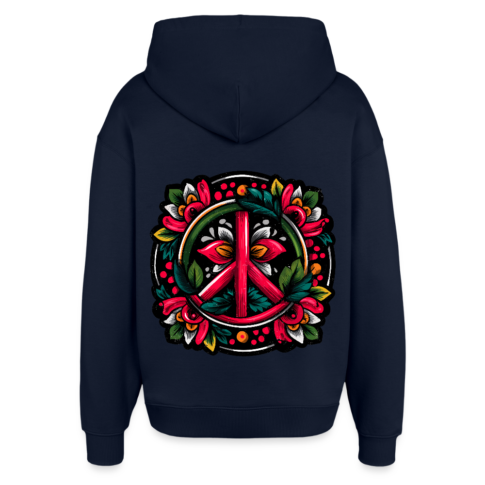 Colorful Harmony – Peace Sticker Art - Oversized Unisex Hoodie von Stanley/Stella - by Artful Alchemist