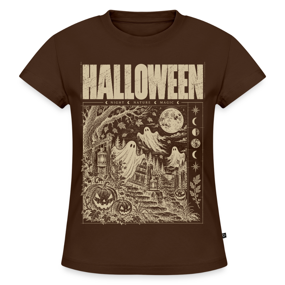 Halloween Night – Damen Bio-T-Shirt Slim Fit - by Artful Alchemist