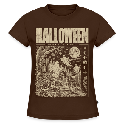 Halloween Night – Damen Bio-T-Shirt Slim Fit - by Artful Alchemist