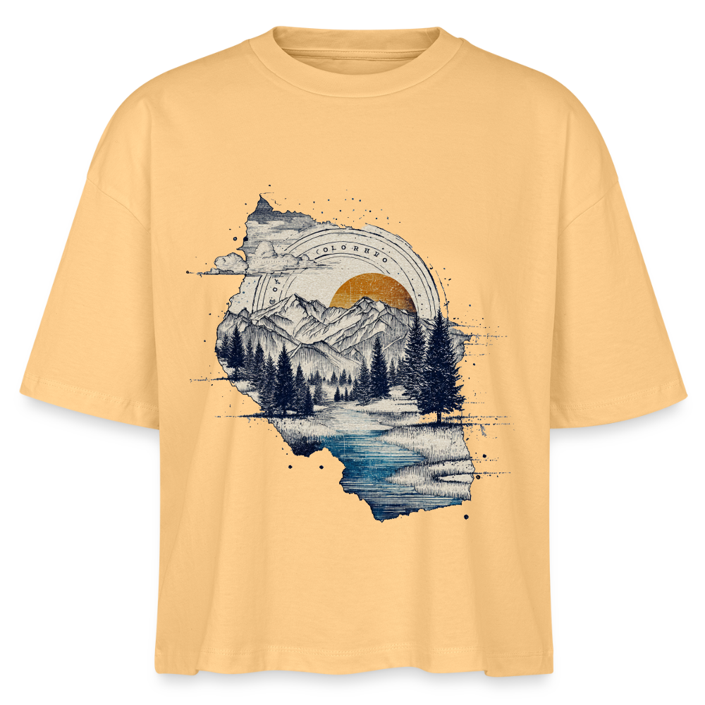 Colorado Peak - Stanley/Stella Frauen Boxy Bio-T-Shirt Nova - by Artful Alchemist