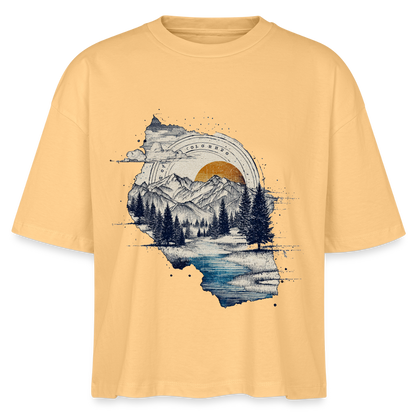 Colorado Peak - Stanley/Stella Frauen Boxy Bio-T-Shirt Nova - by Artful Alchemist