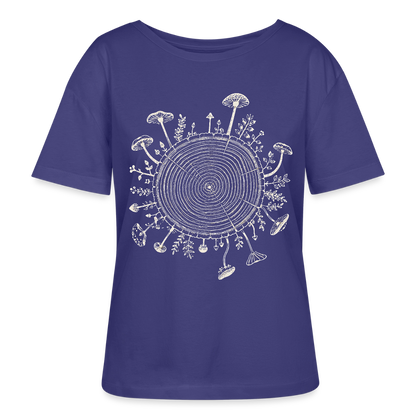 Baumringe & Pilze - Stanley/Stella Relaxed Rundhals Frauen Bio-T-Shirt SERENA - by Artful Alchemist