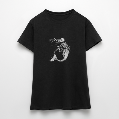 Florale Skelett Meerjungfrau - Frauen T-Shirt - by Artful Alchemist