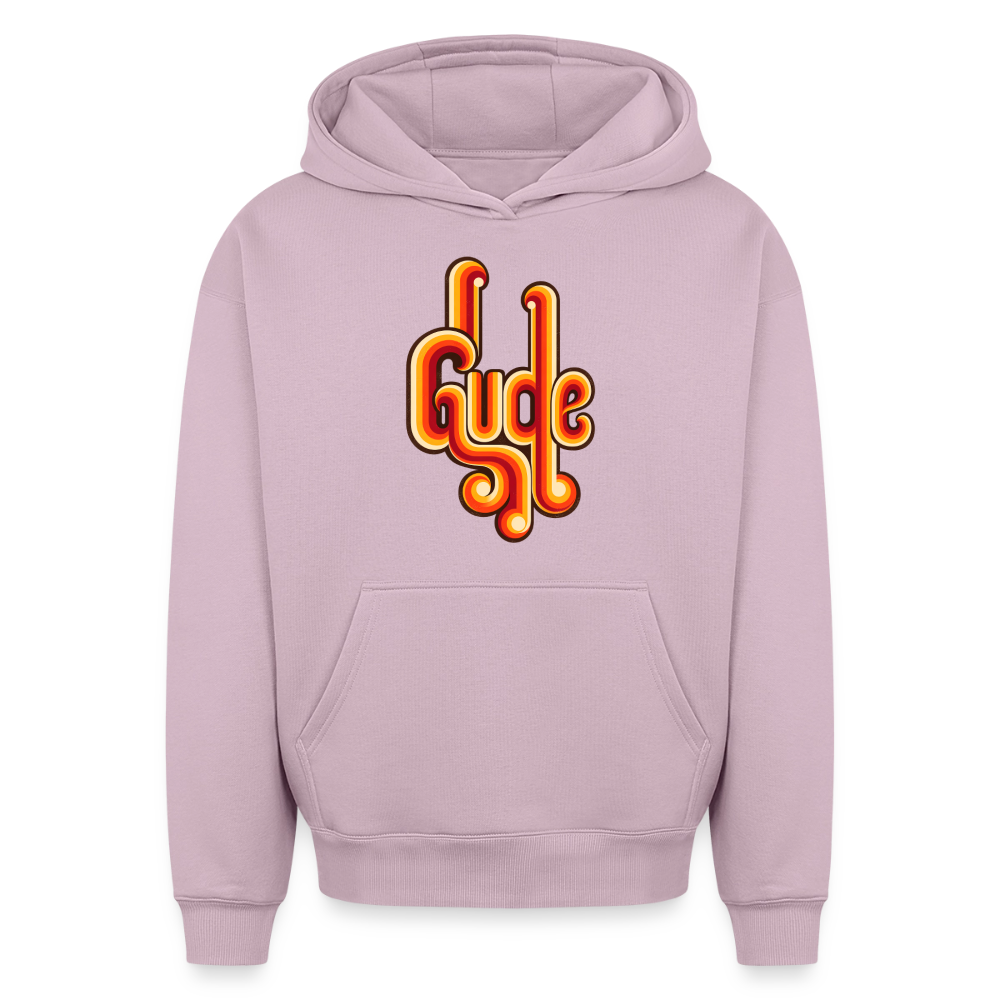 Gude Retro – Oversized Heavyweight Unisex Hoodie - Altrosa