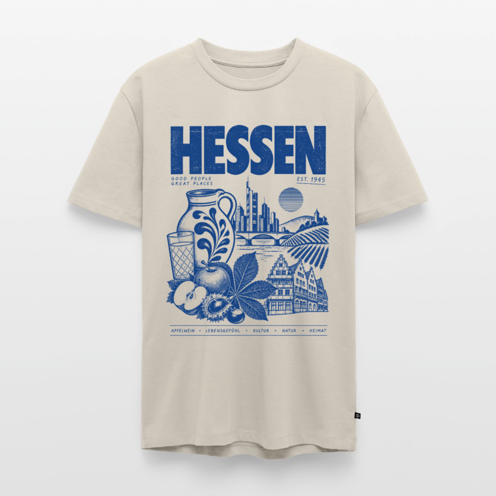 Hessen – Männer Premium T-Shirt - Beige