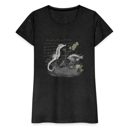 Vintage Steampunk Seepferdchen Motiv - Frauen Premium T-Shirts - by Artful Alchemist