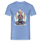 Coole Yoga Oma - Meditation im besten Alter  - Männer T-Shirt - carolina blue