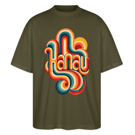 Hanau Retro – Oversized Unisex Bio T-Shirt - by Artful Alchemist