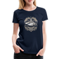 Cooler Hai mit Boho/Tribal Mustern - Frauen Premium T-Shirts - Navy