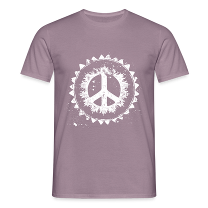 Urban Retro Peace Zeichen - Männer T-Shirt - by Artful Alchemist