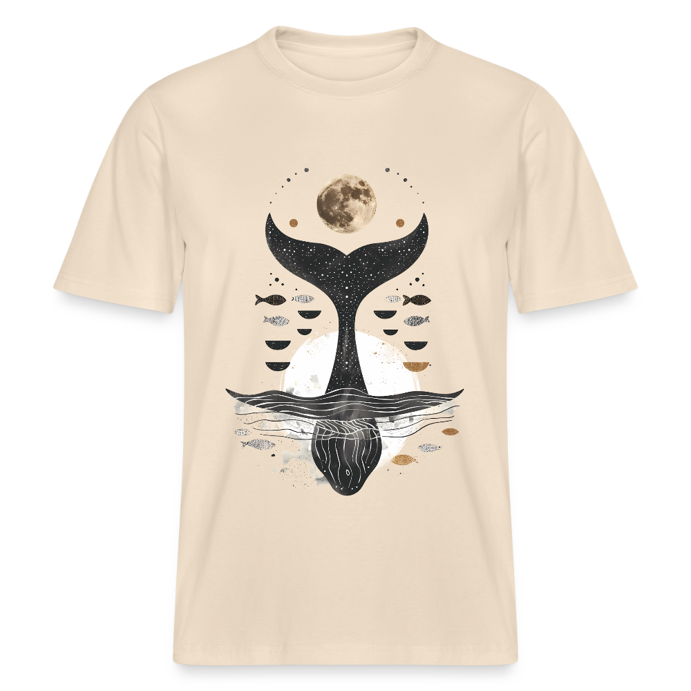 Moonwhale - Spirit of the Sea - Stanley/Stella Relaxed Fit Unisex Bio-T-Shirt Sparker - by Artful Alchemist