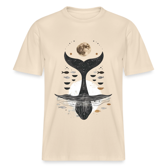 Moonwhale - Spirit of the Sea - Stanley/Stella Relaxed Fit Unisex Bio-T-Shirt Sparker - by Artful Alchemist