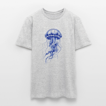 Indigo Qualle - Männer T-Shirt - by Artful Alchemist