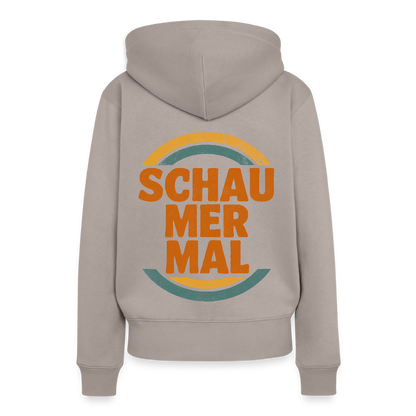 „Schau Mer Mal“ – Retro Look aus Hessen - Frauen Premium Bio Hoodie - by Artful Alchemist