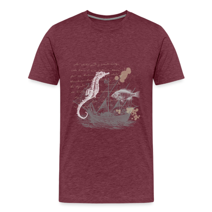 Vintage Steampunk Seepferdchen Motiv - Männer Premium T-Shirts - by Artful Alchemist