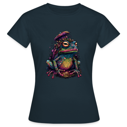 Trippy Pilz Frosch - Psychedelisches Motiv - Frauen T-Shirt - by Artful Alchemist