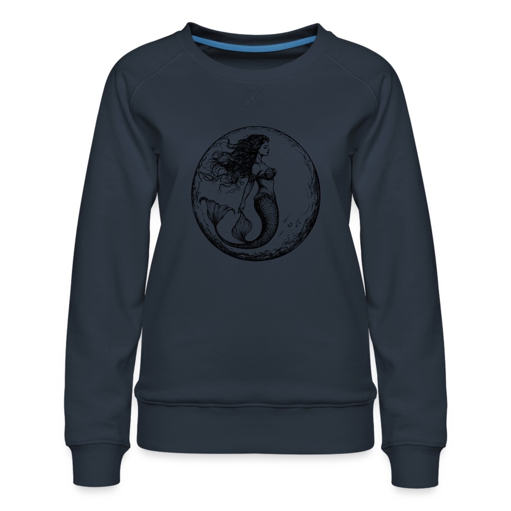 Mystische Meerjungfrau - Frauen Pullover - Navy