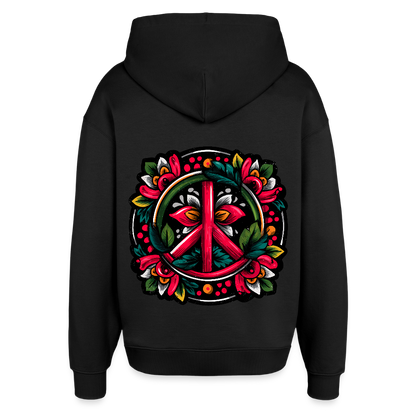 Colorful Harmony – Peace Sticker Art - Oversized Unisex Hoodie von Stanley/Stella - by Artful Alchemist