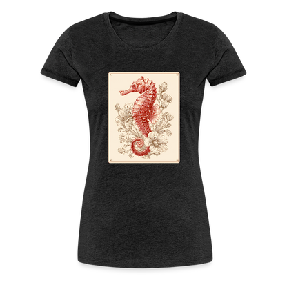 Vintage Seepferdchen - Frauen Premium T-Shirt - by Artful Alchemist