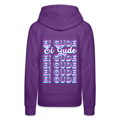 Ei Gude - Hessisch Mundart - Frauen Premium Hoodie - by Artful Alchemist
