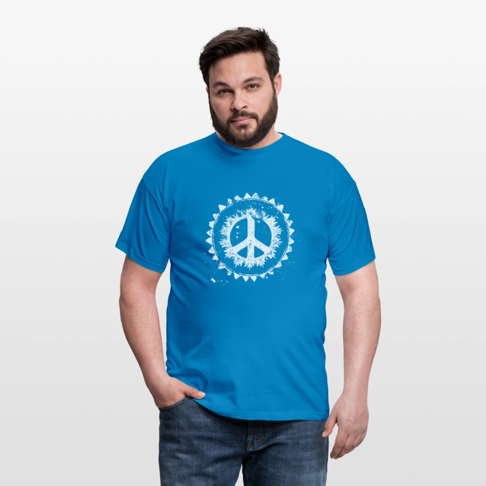 Urban Retro Peace Zeichen - Männer T-Shirt - by Artful Alchemist
