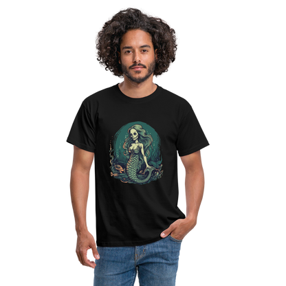 Comic Ghul Zombie Meerjungfrau - Männer T-Shirt - by Artful Alchemist